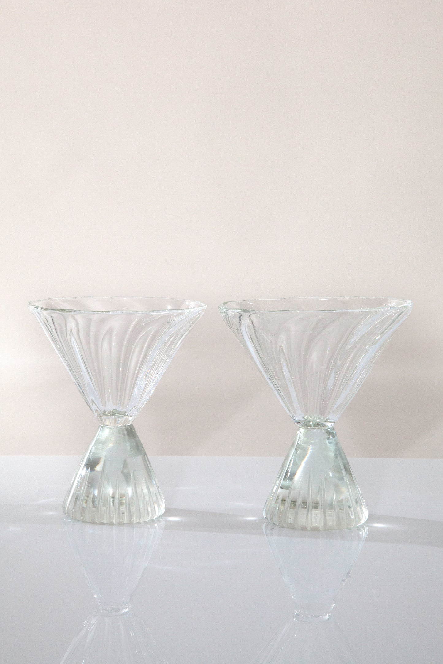 Clear Martini Glasses